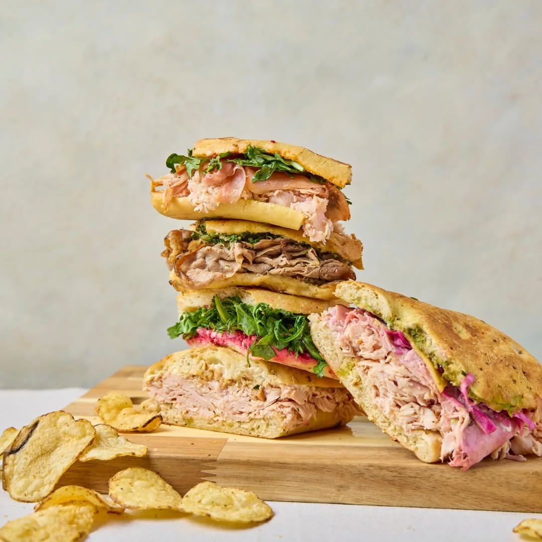 Fresh Gourmet Sandwiches Ready for Pickup
